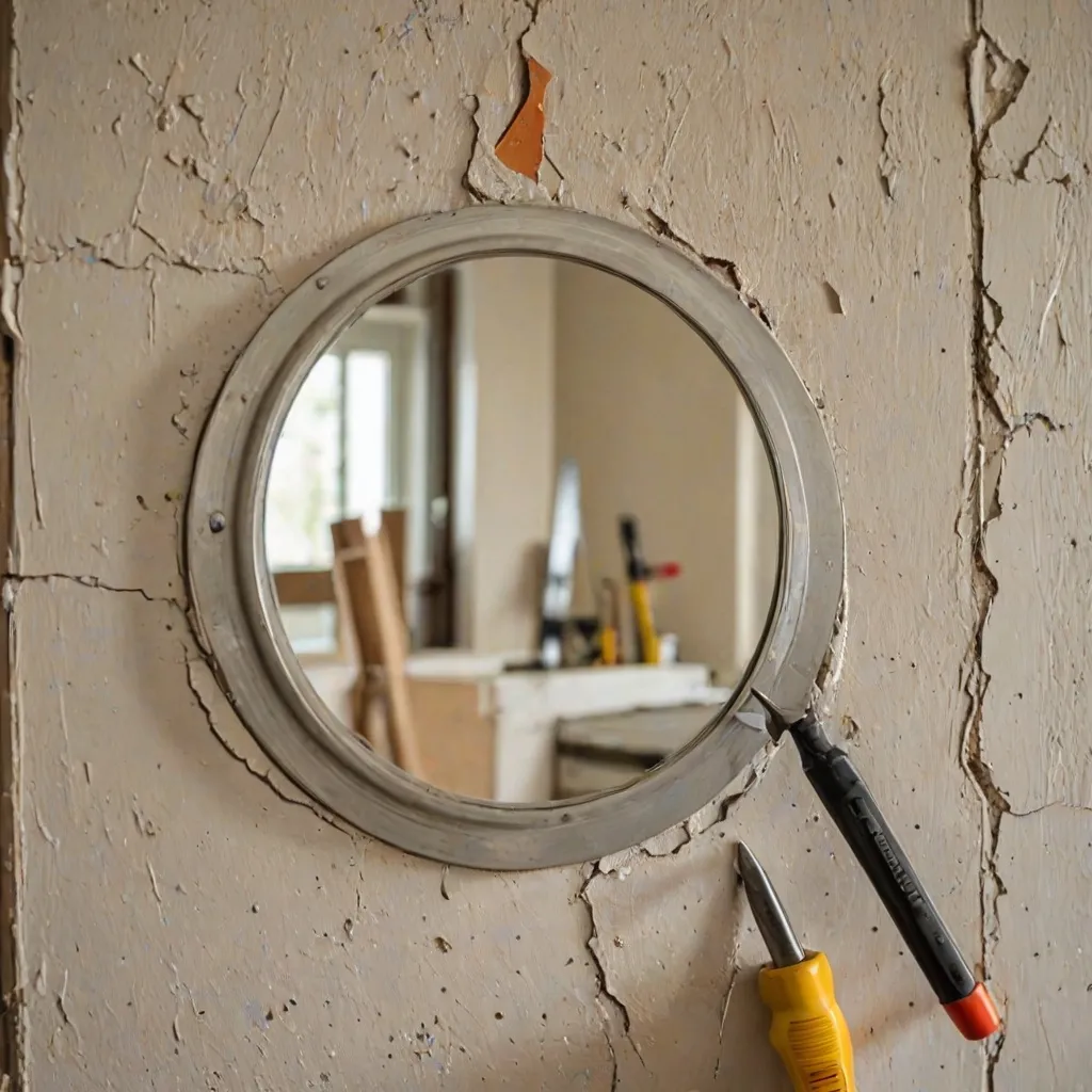 Jak odkleić lustro od ściany: bezpieczne i skuteczne metody