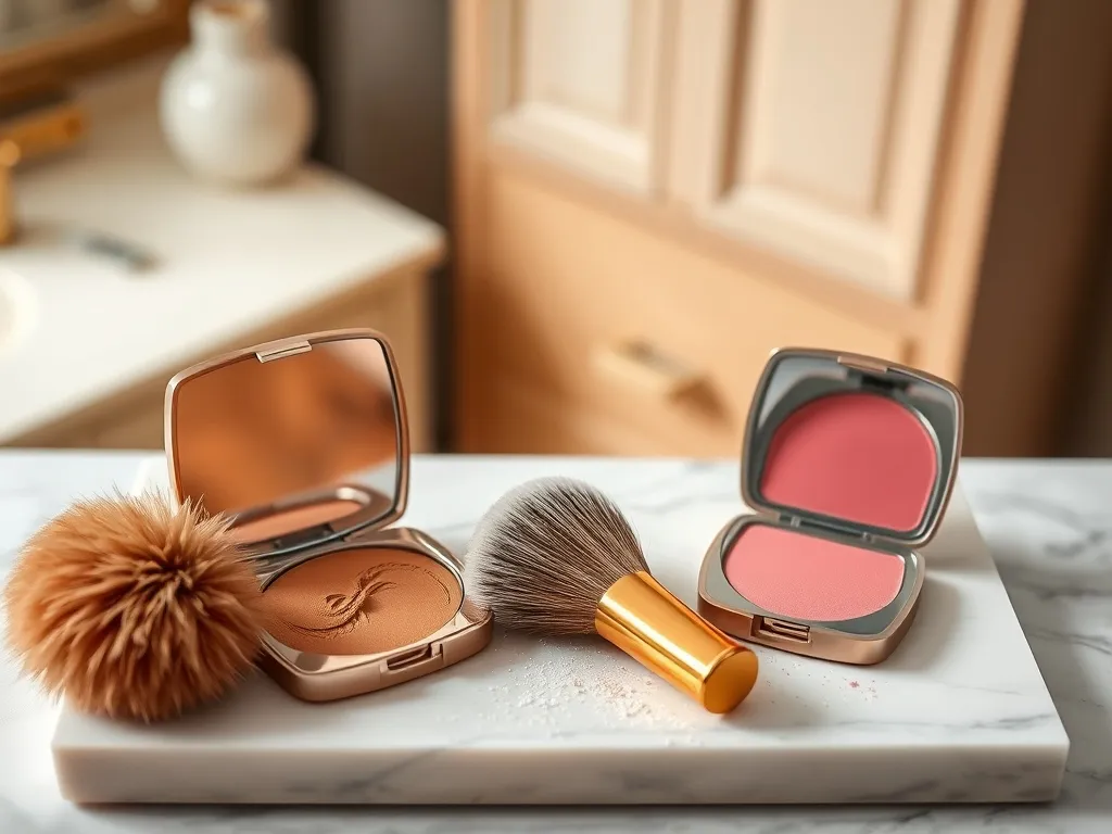 Gdzie dać bronzer, a gdzie róż?